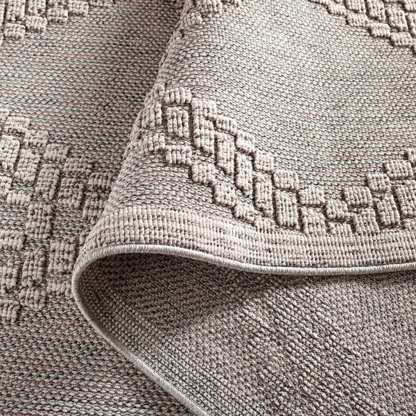 Safavieh Msro226 Global Flat Weave Indoor / Outdoor Rug Grey / Light Grey 9'-0" x 12'-0"