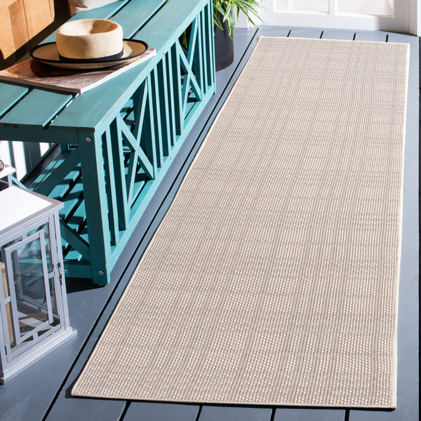 Safavieh Msr Geometric Indoor/Outdoor Area Rug - Modern Style, Durable Design With Easy Maintenance For Any Space Ivory Polypropylene Msro302a-5