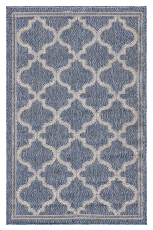 Safavieh Msr Outdoor Medium Area Rug - Elegant Geometric Design For Indoor And Outdoor Spaces, 6' X 9' Charcoal ,Ivory Polypropylene Msro336h-8