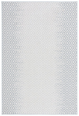 Safavieh Msr Stylish Geometric Area Rug 5'3" X 7'7" In Grey And Cream – Durable, Washable & Elegant Design Grey ,Cream Polypropylene Msro337f-5