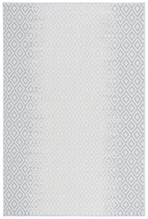 Safavieh Msr Stylish Geometric Area Rug 5'3" X 7'7" In Grey And Cream – Durable, Washable & Elegant Design Grey ,Cream Polypropylene Msro337f-5