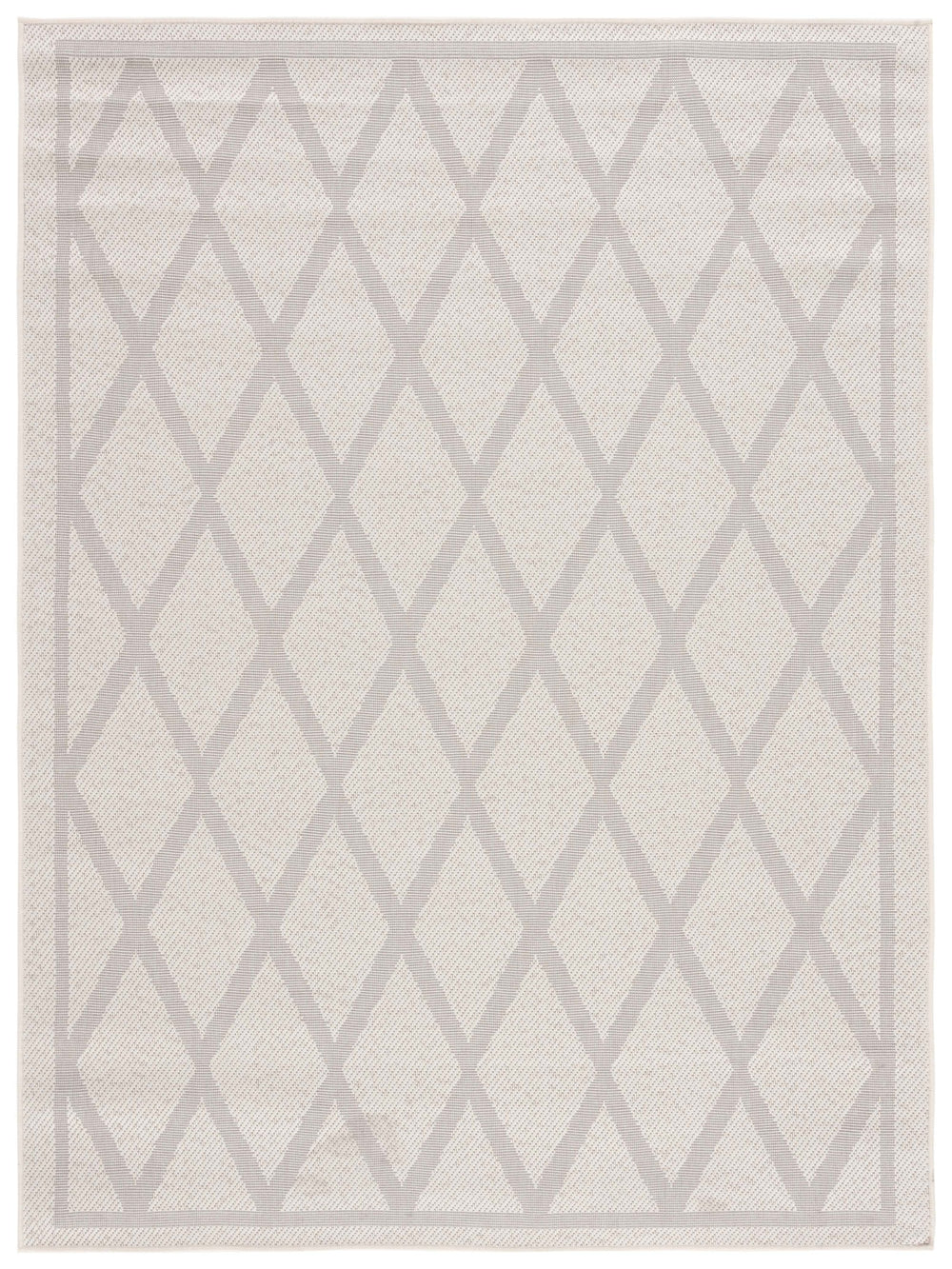 Safavieh Martha Stewart Area Rug - Elegant Geometric Design For Indoor & Outdoor Spaces, Easy To Clean Ivory ,Light Grey Polypropylene Msro805a-9