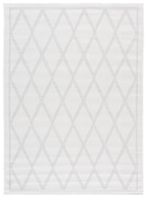 Safavieh Martha Stewart Area Rug - Elegant Geometric Design For Indoor & Outdoor Spaces, Easy To Clean Light Blue ,Ivory Polypropylene Msro805m-5