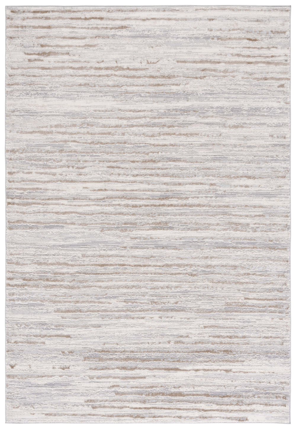 Safavieh Martha Stewart Contemporary Power-loomed Area Rug For Elegant Living Spaces With Timeless Style Grey ,Beige 60% Polypropylene 40% Polyester Msrs518f-5