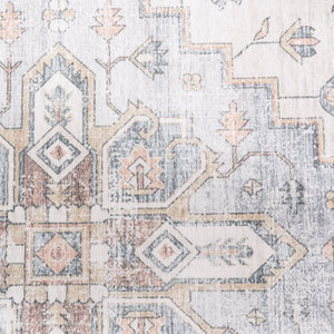 Safavieh Martha Stewart Washable Traditional Area Rug – Elegant Sage & Light Rust Design For Home Comfort Sage ,Light Rust Polyester Pile Msrw109w-25