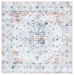 Safavieh Martha Stewart Washable Area Rug - Elegant Neutral Design For Comfort & Class In Any Living Space Sage ,Light Rust Polyester Pile Msrw109w-9
