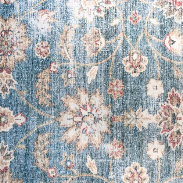 Safavieh Martha Stewart Washable Traditional Area Rug - Elegant Durable Design, Perfect For Any Indoor Space Green ,Beige Polyester Pile Msrw112y-25