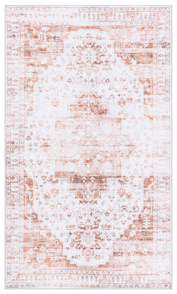Safavieh Martha Stewart Washable Traditional Rug – Timeless Elegance With Durable Comfort For Every Room Beige ,Gold Polyester Pile Msrw127b-9