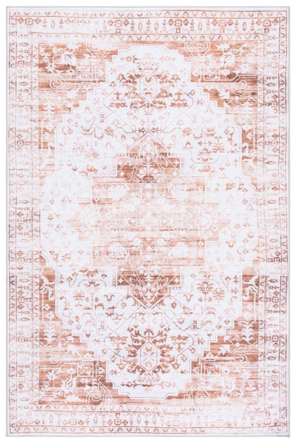 Safavieh Martha Stewart Washable Traditional Rug – Timeless Elegance With Durable Comfort For Every Room Beige ,Gold Polyester Pile Msrw127b-9