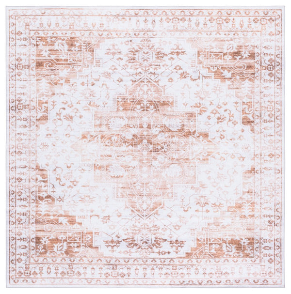 Safavieh Martha Stewart Washable Traditional Rug – Timeless Elegance With Durable Comfort For Every Room Beige ,Gold Polyester Pile Msrw127b-9