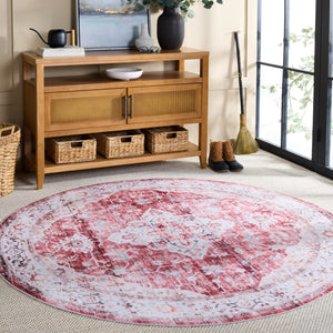 Safavieh Martha Stewart Washable Area Rug - Elegant Rust & Gold Design For Timeless Home Décor & Comfort Rust ,Gold Polyester Pile Msrw156q-6r