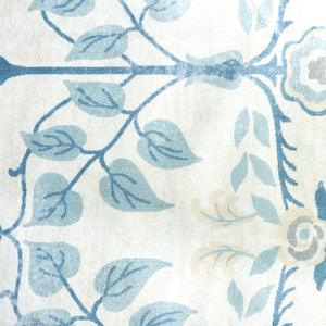 Safavieh Martha Stewart Washable Floral Runner Rug - Elegant, Durable, And Stylish For Any Home Space Ivory ,Light Blue Polyester Pile Msrw182a-57