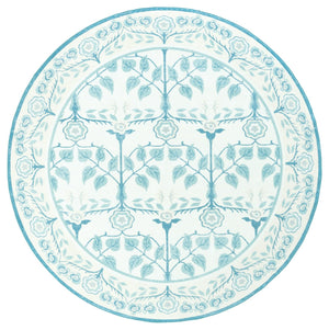 Safavieh Martha Stewart Washable Floral Runner Rug - Elegant, Durable, And Stylish For Any Home Space Ivory ,Light Blue Polyester Pile Msrw182a-6r