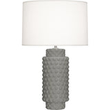 Matte Smokey Taupe Dolly Table Lamp