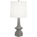 Matte Smokey Taupe Jasmine Table Lamp