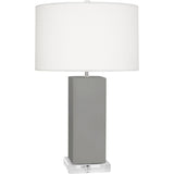 Matte Smokey Taupe Harvey Table Lamp