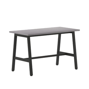 English Elm Redmond Commercial Conference Table - Durable Double-Sided Laminate Top with Heavy-Duty Steel Base Gray Oak 24"W x 48"D x 30"H MT-M4824-LTGRY-ABF-GG