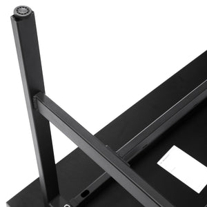 English Elm Redmond Commercial Conference Table - Durable Double-Sided Laminate Top with Heavy-Duty Steel Base Gray Oak 24"W x 48"D x 30"H MT-M4824-LTGRY-ABF-GG