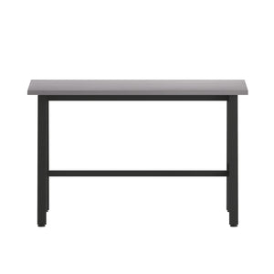 English Elm Redmond Commercial Conference Table - Durable Double-Sided Laminate Top with Heavy-Duty Steel Base Gray Oak 24"W x 48"D x 30"H MT-M4824-LTGRY-ABF-GG