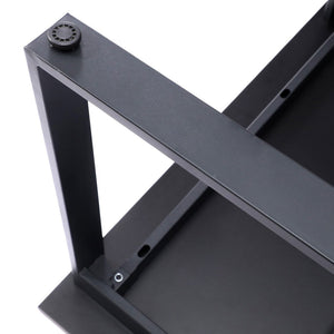 English Elm Redmond Commercial Conference Table with Durable Double-Sided Laminate Top & Heavy-Duty Steel Base Gray Oak 24"W x 48"D x 30"H MT-M4824-LTGRY-UBF-GG