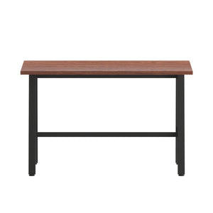 English Elm Redmond Commercial Conference Table with Durable Laminate Top, Heavy-Duty Steel Base for Meetings Walnut 30"W x 48"D x 30"H MT-M4830-WLT-ABF-GG
