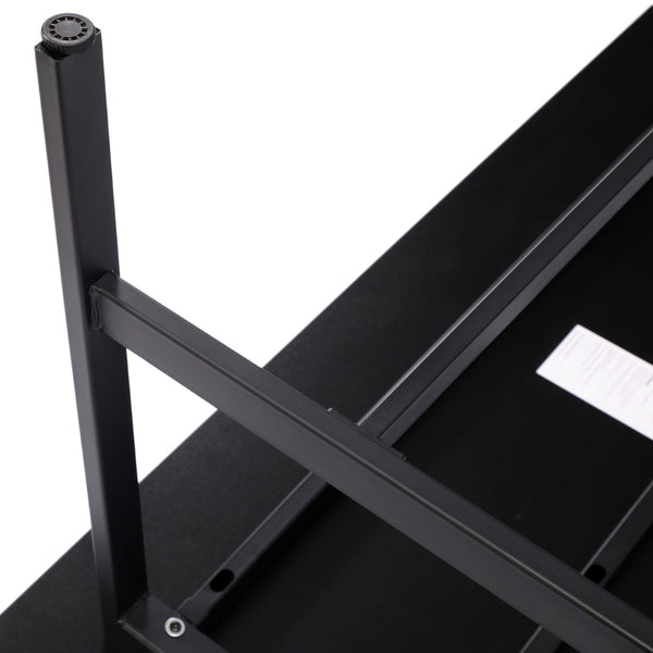 English Elm Redmond Commercial Conference Table - Durable Laminate Top, Heavy-Duty Steel Base for Professional Spaces Gray Oak 24"W x 60"D x 30"H MT-M6024-LTGRY-ABF-GG