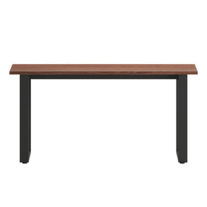 English Elm Redmond Professional Conference Table with Durable Laminate Top and Heavy-Duty Steel Base for Meetings Walnut 24"W x 60"D x 30"H MT-M6024-WLT-UBF-GG