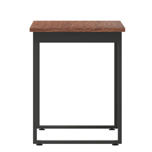 English Elm Redmond Professional Conference Table with Durable Laminate Top and Heavy-Duty Steel Base for Meetings Walnut 24"W x 60"D x 30"H MT-M6024-WLT-UBF-GG