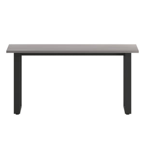 English Elm Redmond Commercial Conference Table – Durable Double-Sided Laminate Top with Heavy-Duty Steel Base Gray Oak 30"W x 60"D x 30"H MT-M6030-LTGRY-UBF-GG