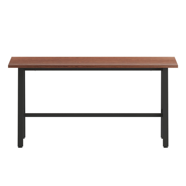 English Elm Redmond Durable Conference Table with Thick Laminate Top and Heavy-Duty Steel Base for Meetings Walnut 30"W x 60"D x 30"H MT-M6030-WLT-ABF-GG