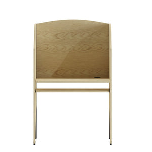 English Elm Kevin Starter Study Carrel - Compact Workspace Solution for Libraries, Classrooms & Home Offices Oak MT-M6201-OAK-GG