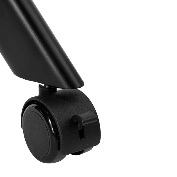 English Elm Davis Commercial-Grade Heavy-Duty Flip Training Table with Locking Casters for Space-Saving Solutions Walnut Top/Black Frame 23.5" W x 72"L MT-M7224-Y-LEG-WLNBLK-GG