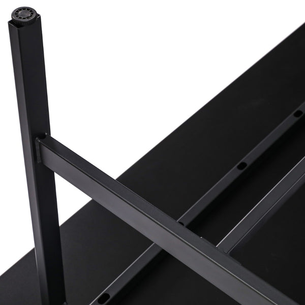 English Elm Redmond Commercial Conference Table with Durable Laminate Top, Heavy-Duty Steel Base for Boardrooms Gray Oak 36"W x 72"D x 30"H MT-M7236-LTGRY-ABF-GG