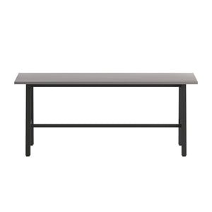 English Elm Redmond Commercial Conference Table with Durable Laminate Top, Heavy-Duty Steel Base for Boardrooms Gray Oak 36"W x 72"D x 30"H MT-M7236-LTGRY-ABF-GG