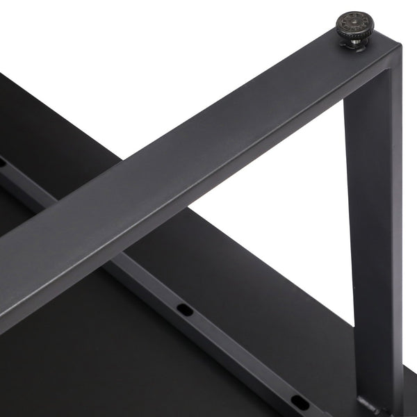 English Elm Redmond Commercial Conference Table - Durable Laminate Top, Heavy-Duty Steel Base for Meetings Gray Oak 36"W x 72"D x 30"H MT-M7236-LTGRY-UBF-GG