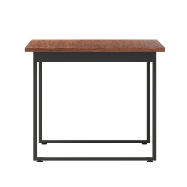 English Elm Redmond Commercial Conference Table - Durable Laminate Top, Heavy-Duty Steel Base for Meetings Walnut 36"W x 72"D x 30"H MT-M7236-WLT-UBF-GG