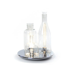 Zentique Quent Metal Desk Lamp with Glass Shade — Sleek Modern Task Lighting, Compact Design for Offices MT306