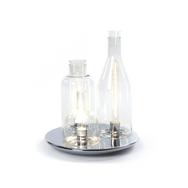 Zentique Quent Metal Desk Lamp with Glass Shade — Sleek Modern Task Lighting, Compact Design for Offices MT306