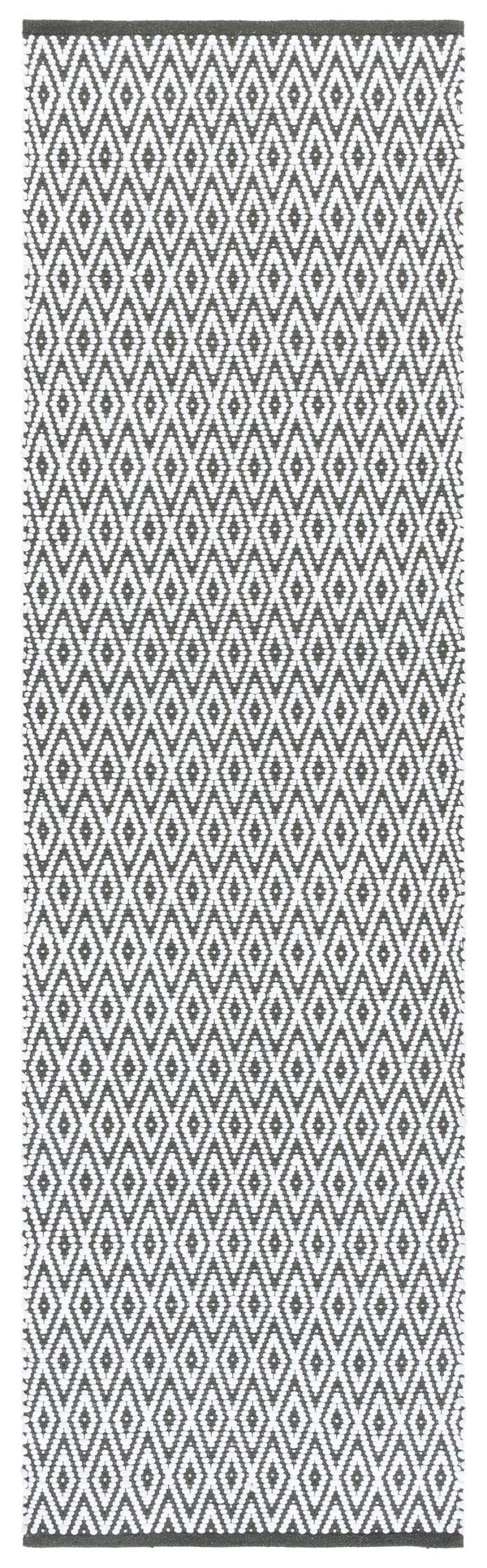 Safavieh Montauk Ivy Green Runner Area Rug - Handwoven Elegance, Washable Comfort & Timeless Style For Home Ivory ,Green 80% Paper Chindi,20% Cotton Mtk176y-28