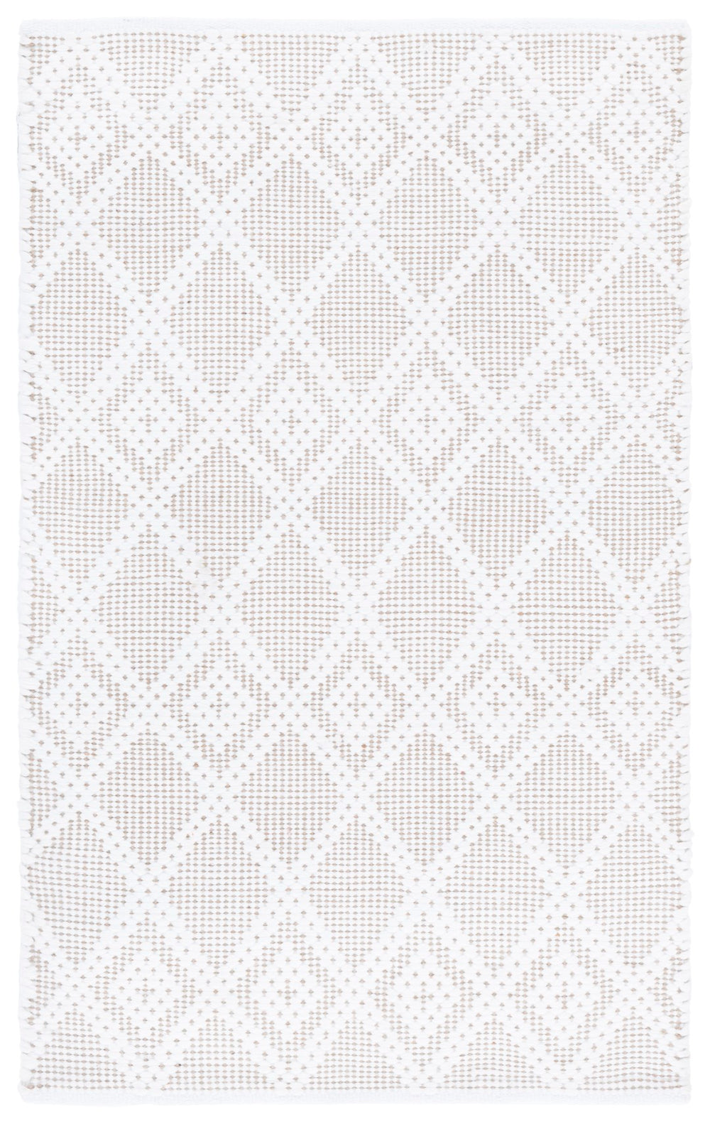 Safavieh Montauk Hand Woven Area Rug - Elegant And Durable Design, Perfect For Stylish Living Spaces Ivory ,Brown 80% Paper Chindi,20% Cotton Mtk177t-4