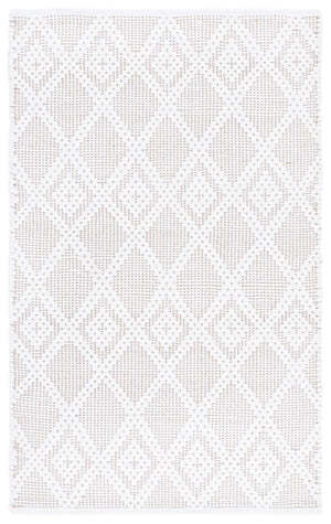 Safavieh Montauk Hand Woven Area Rug - Elegant And Durable Design, Perfect For Stylish Living Spaces Ivory ,Brown 80% Paper Chindi,20% Cotton Mtk177t-4