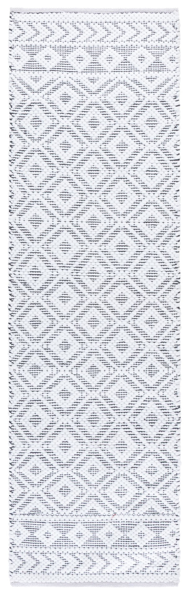 Safavieh Montauk Handwoven Area Rug - Chic Modern Design For Effortless Elegance And Easy Maintenance Ivory ,Black 80% Paper Chindi,20% Cotton Mtk178z-5