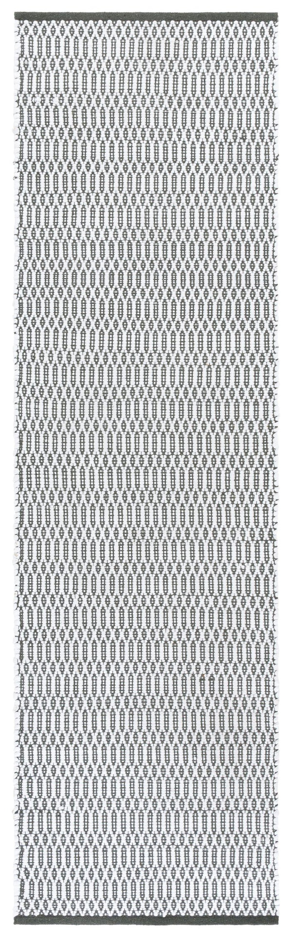 Safavieh Montauk Hand Woven Runner Area Rug - 2ft 3in X 8ft 0in, Ivory & Dark Green, Durable & Washable Ivory ,Dark Green 80% Paper Chindi,20% Cotton Mtk179y-28