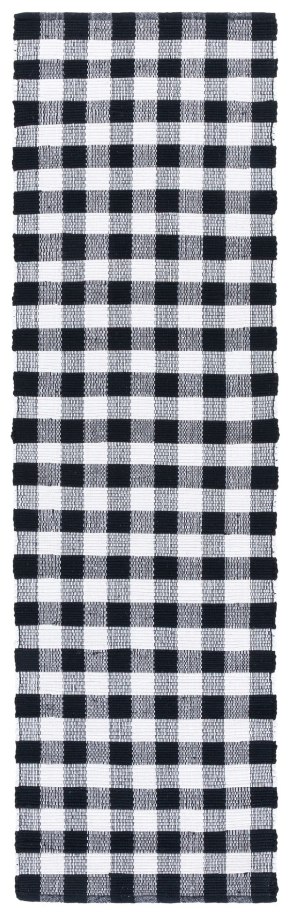 Safavieh Montauk Hand-woven Area Rug - Luxurious Paper Chindi & Cotton Blend For Timeless Elegance In Décor Black ,Ivory 80% Paper Chindi,20% Cotton Mtk180z-3