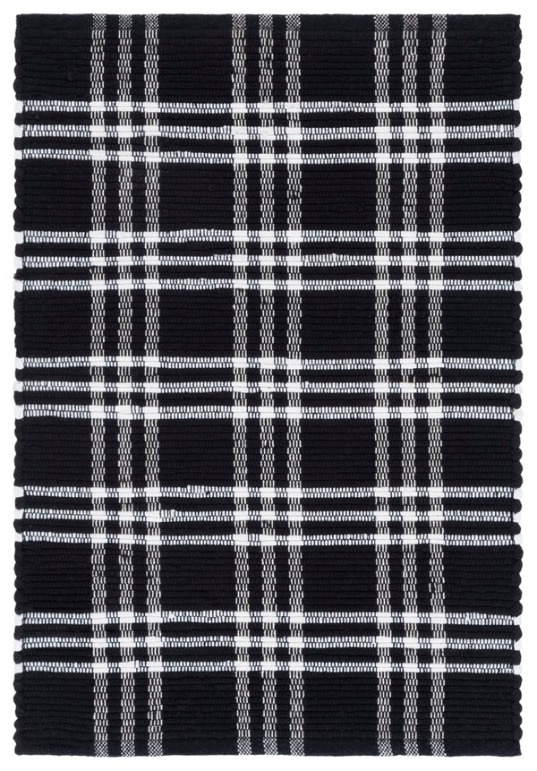 Safavieh Montauk Hand Woven Area Rug From India - Elegant Blend Of Textures For Luxurious Home Décor Black ,Ivory 80% Paper Chindi,20% Cotton Mtk181z-4