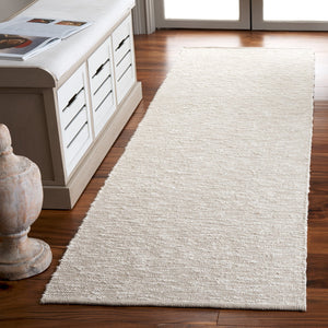 Safavieh Montauk Handwoven Area Rug - Elegant Recycled Cotton Design For Stylish, Sustainable Interiors Light Grey ,Ivory Recycled Cotton Mtk319f-28