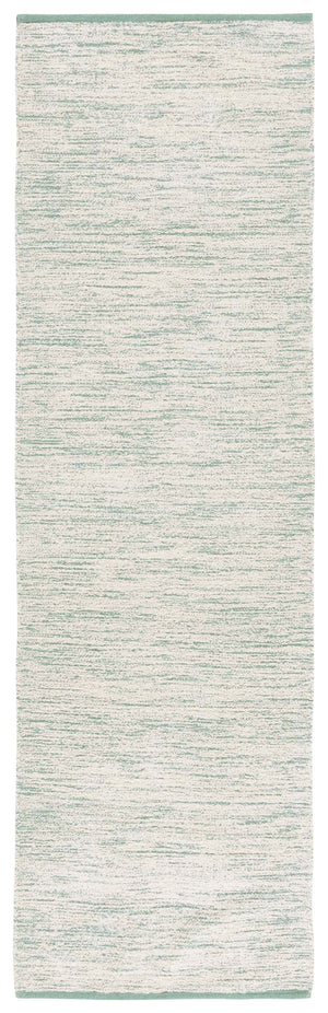 Safavieh Montauk Handwoven Eco-friendly Area Rug From India - Elegant Ivory And Green Design For Any Space Ivory ,Green Recycled Cotton Mtk320y-6