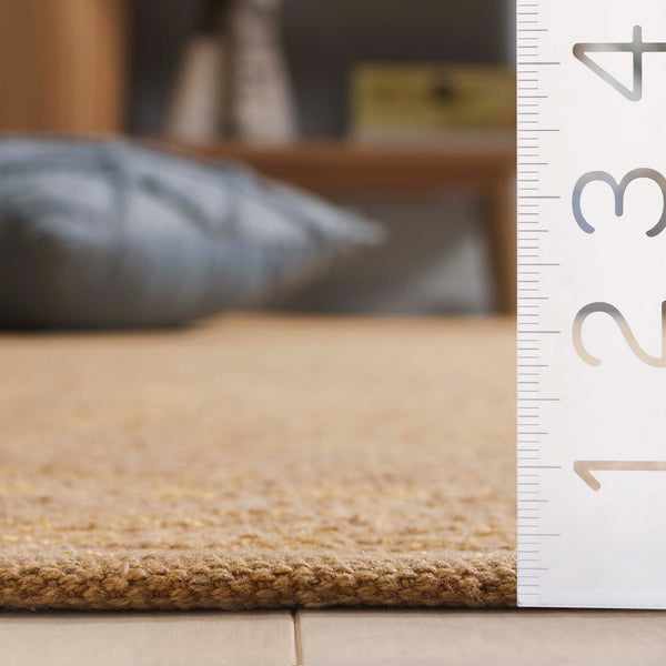 Safavieh Montauk Luxurious Handtufted Area Rug - Timeless Elegance For Any Room, Eco-friendly And Plush Comfort Gold 75% Recycled Cotton & 25% Viscose Mtk321c-6r