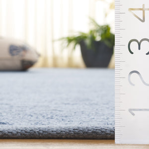 Safavieh Montauk Luxurious Handtufted Area Rug - Timeless Elegance For Any Room, Eco-friendly And Plush Comfort Blue 75% Recycled Cotton & 25% Viscose Mtk321m-6r