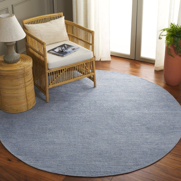 Safavieh Montauk Luxurious Handtufted Area Rug - Timeless Elegance For Any Room, Eco-friendly And Plush Comfort Blue 75% Recycled Cotton & 25% Viscose Mtk321m-6r